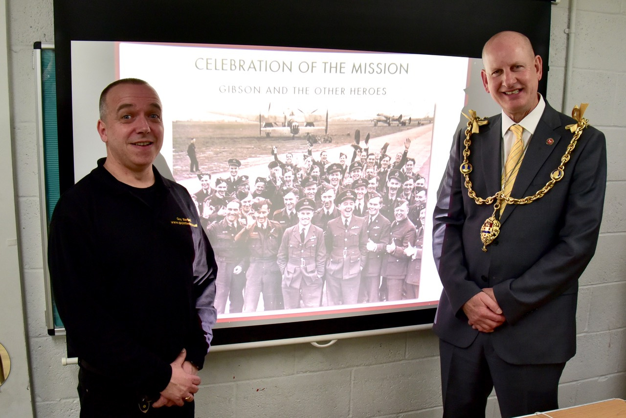 Guy Bartlett with The Mayor of Maidstone